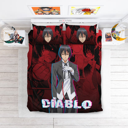 Diablo Polyester Duvet Cover Set
