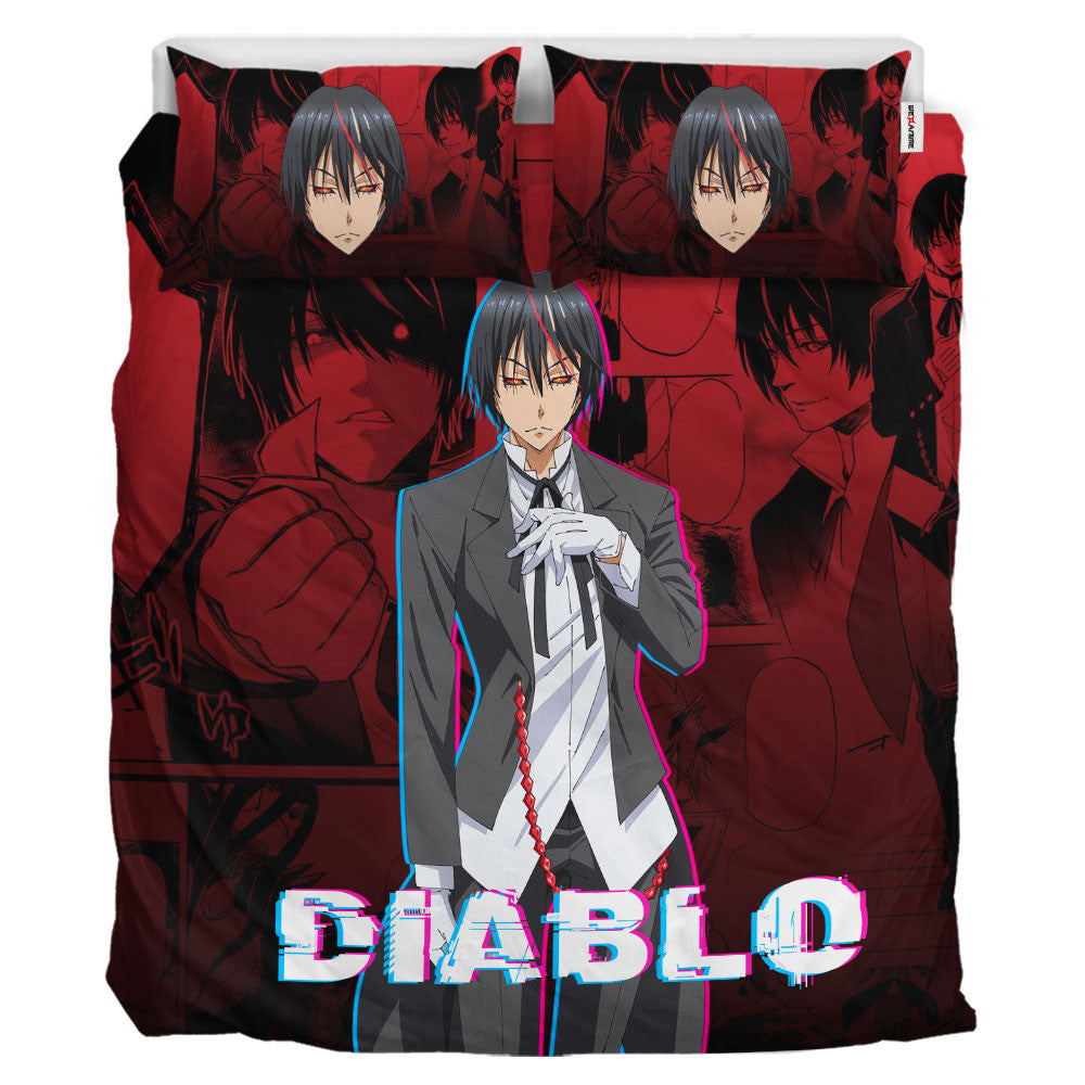 Diablo Polyester Duvet Cover Set