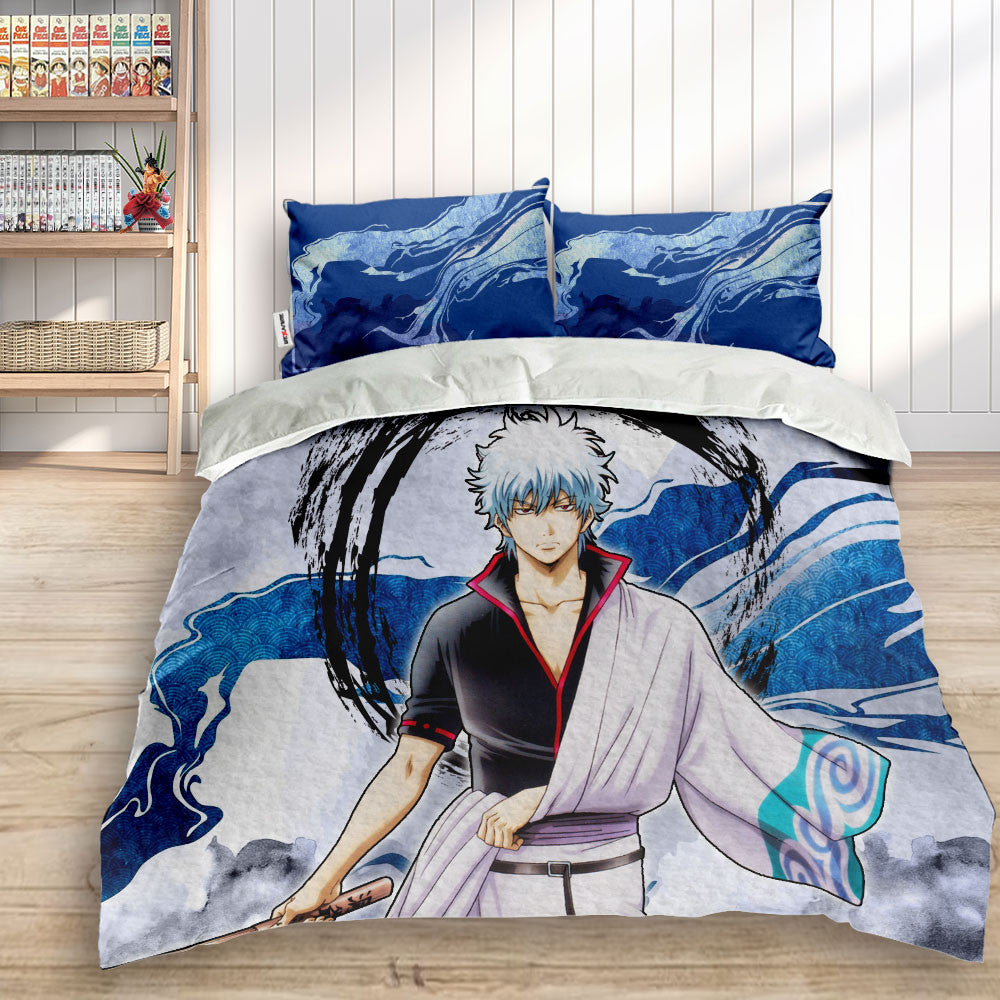Sakata Gintoki Polyester Duvet Cover Set