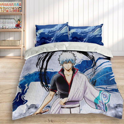 Sakata Gintoki Polyester Duvet Cover Set