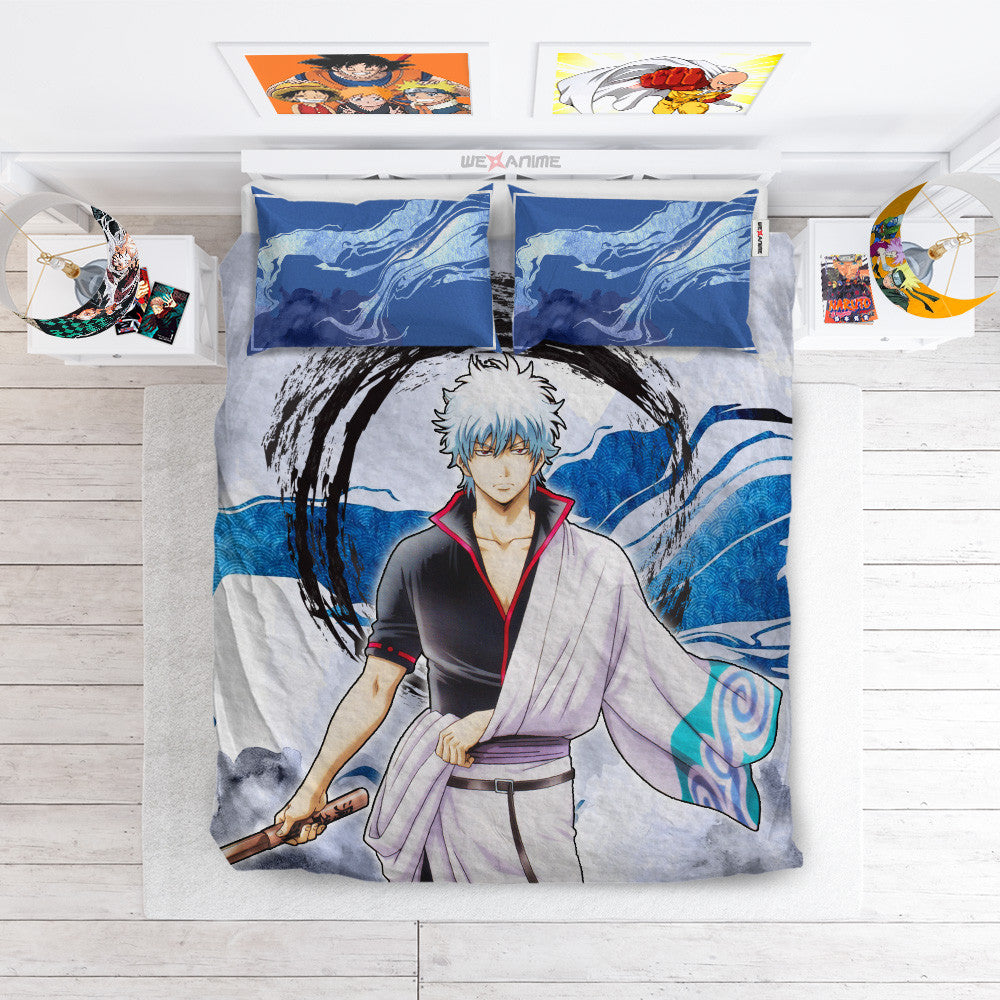 Sakata Gintoki Polyester Duvet Cover Set