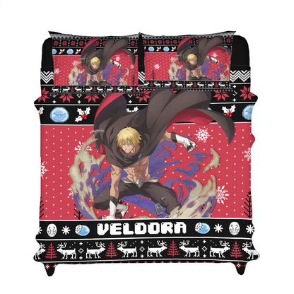 Veldora Tempest Bedding Set Xmas Style Anime
