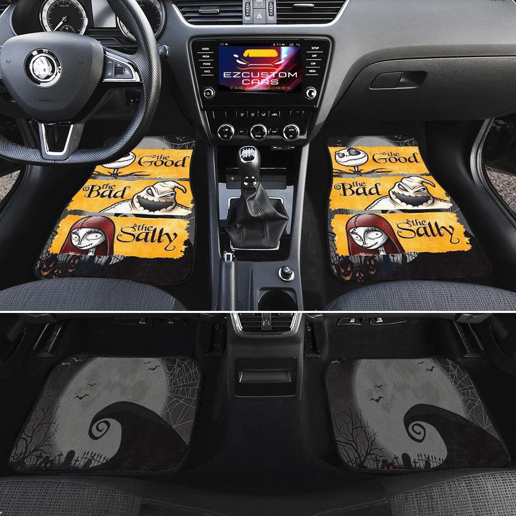 TNBC Car Mats The Good The Bad The Sally Characters Car Floor Mats Black Yellow