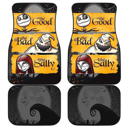 TNBC Car Mats The Good The Bad The Sally Characters Car Floor Mats Black Yellow