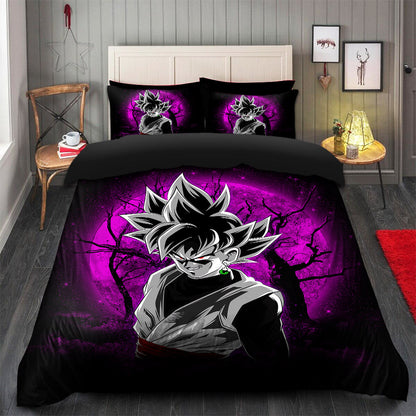 Goku Black Moonlight Bedding Set
