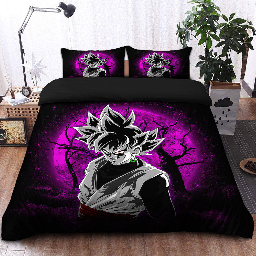 Goku Black Moonlight Bedding Set