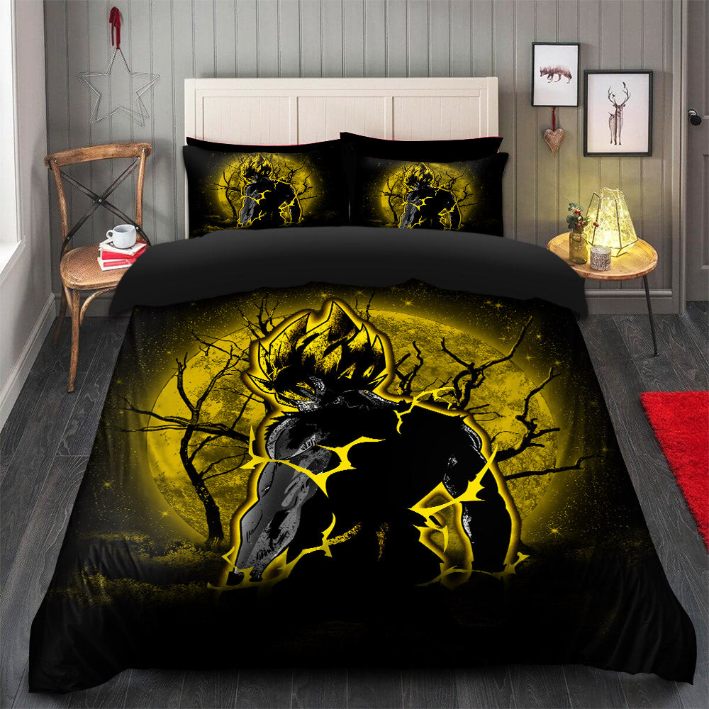 Goku Super Saiyan Dragon Ball Moonlight Bedding Set