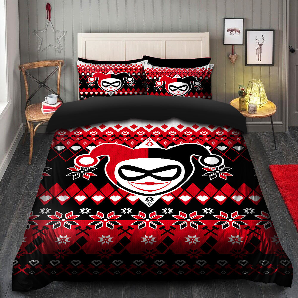 Harley Quinn Christmas Bedding Set