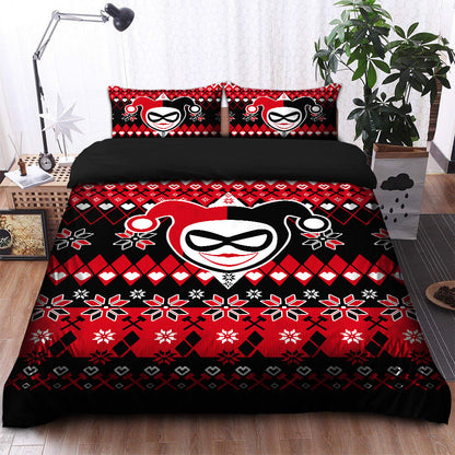 Harley Quinn Christmas Bedding Set