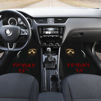 Horror Car Mats Horror Friday The 13Th Jason Voorhees Mask In The Dark Car Floor Mats