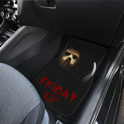 Horror Car Mats Horror Friday The 13Th Jason Voorhees Mask In The Dark Car Floor Mats