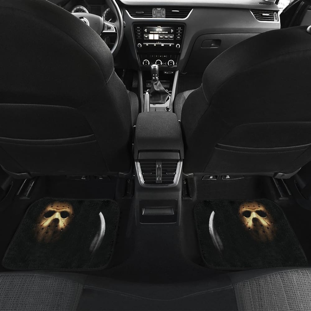 Horror Car Mats Horror Friday The 13Th Jason Voorhees Mask In The Dark Car Floor Mats