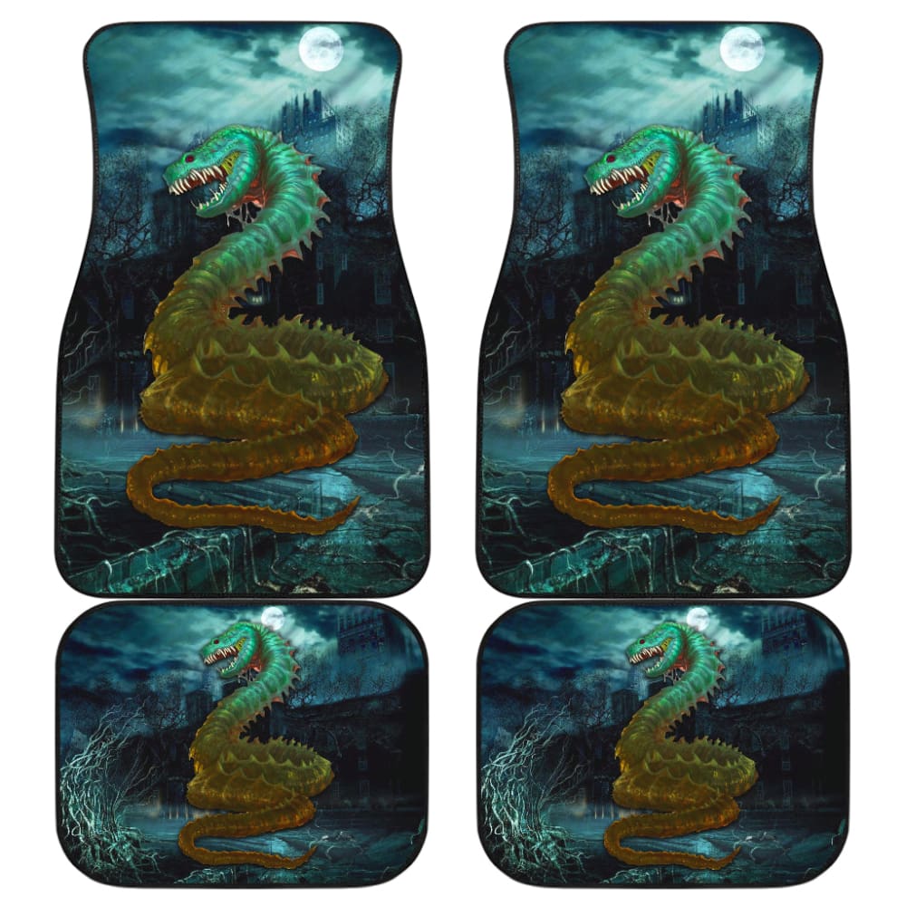 Horror Car Mats Horror Nightmare Zombie Snake Car Floor Mats