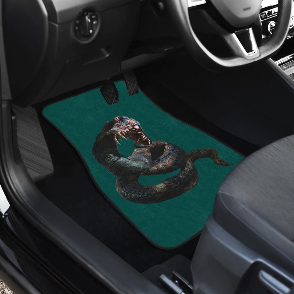 Horror Car Mats Horror Zombie Snake Green Themed Car Floor Mats