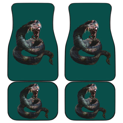 Horror Car Mats Horror Zombie Snake Green Themed Car Floor Mats