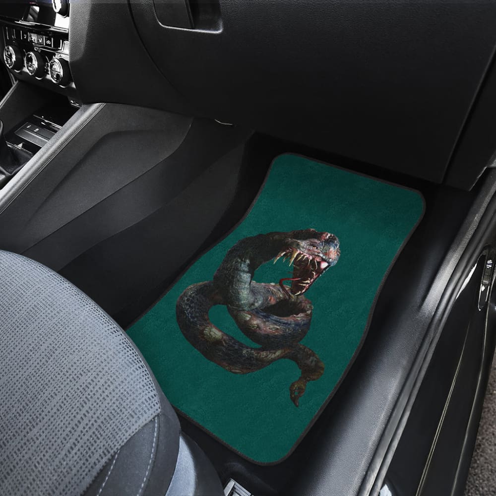 Horror Car Mats Horror Zombie Snake Green Themed Car Floor Mats