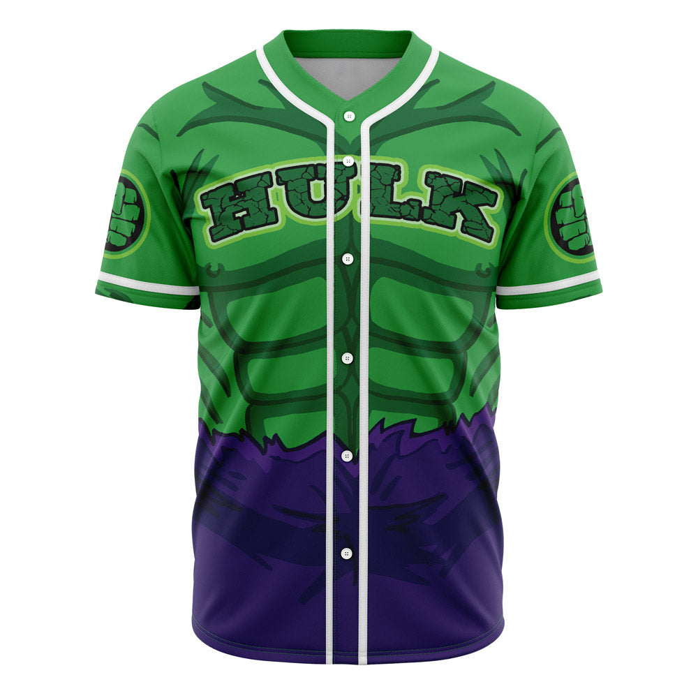 Marvel Jersey Marvel Hero Avengers Hulk Symbol Graphic Green Jersey Shirt Hulk Baseball Jersey Marvel Baseball Jersey For Men