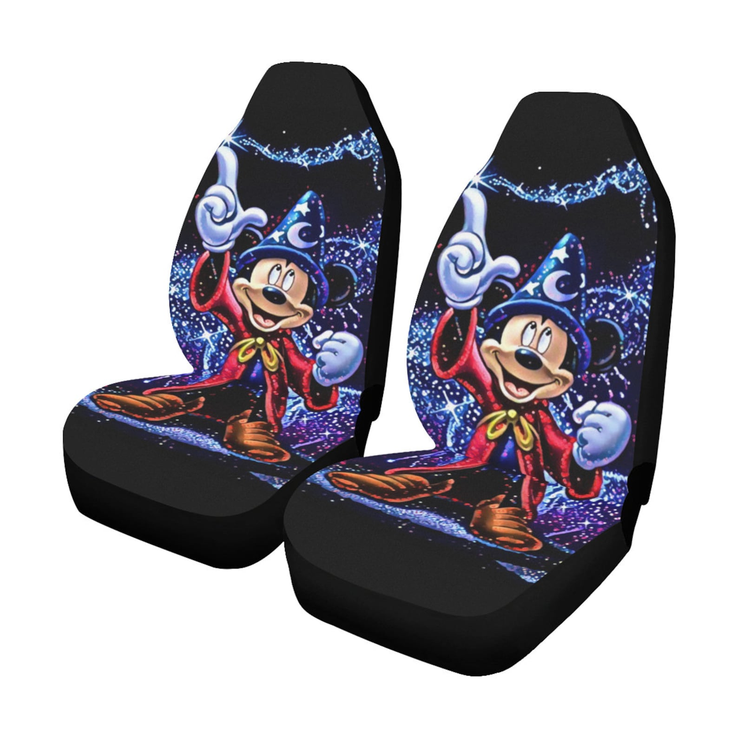 MM Car Seat Covers Magical Sorcerer MM Graphic Seat Covers Black