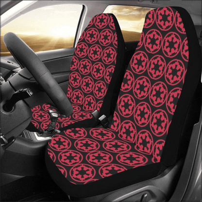 SW Car Seat Covers SW Galactic Empire Pattern Seat Covers Red