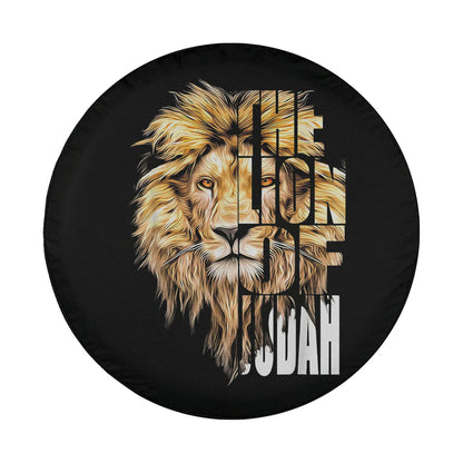 Jesus Spare Tire Cover Jesus The Lion Of Judah Tire Covers Black Brown