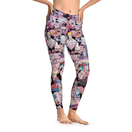 PKM Leggings All Type Of Pink PKM High Waisted Legging Black Pink For Women