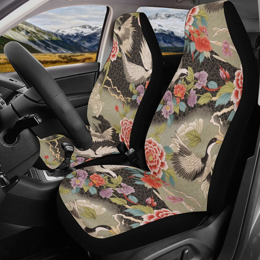 Japanese Car Seat Covers Japanese Ukiyo-e Asian Artistry Seat Covers Colorful