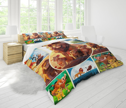 LK Bedding Set DN The LK Characters Friends Pattern Duvet Covers Colorful Unique Gift