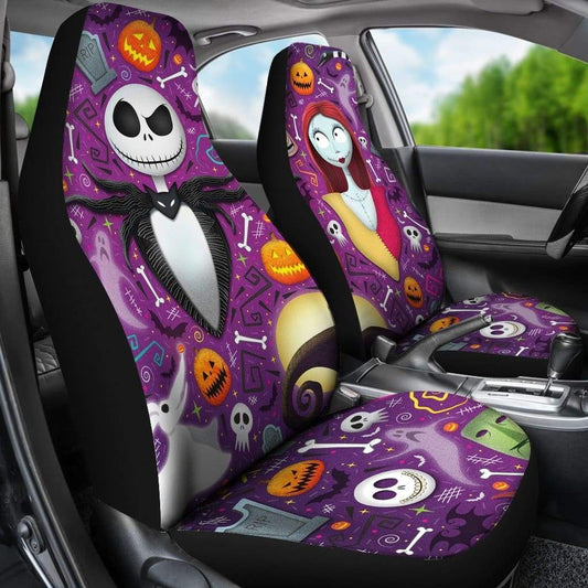 Jack Skellington Sally Car Seat Covers