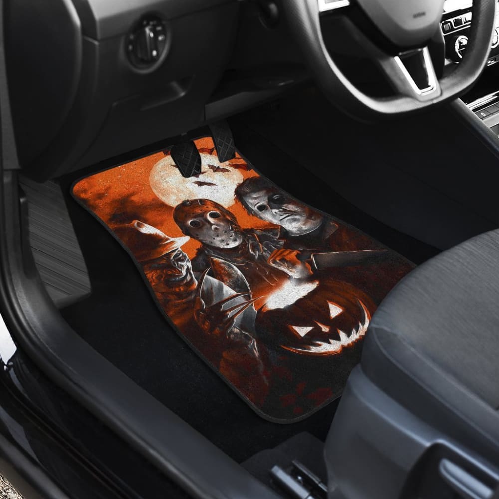 Horror Car Mats Jason Voorhees Freddy Krueger Michael Myers Horror Car Floor Mats