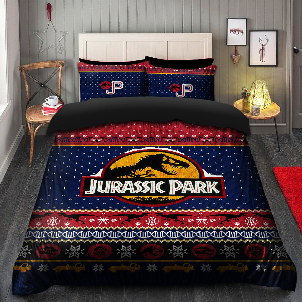 Jurassic Park 1 Christmas Bedding Set