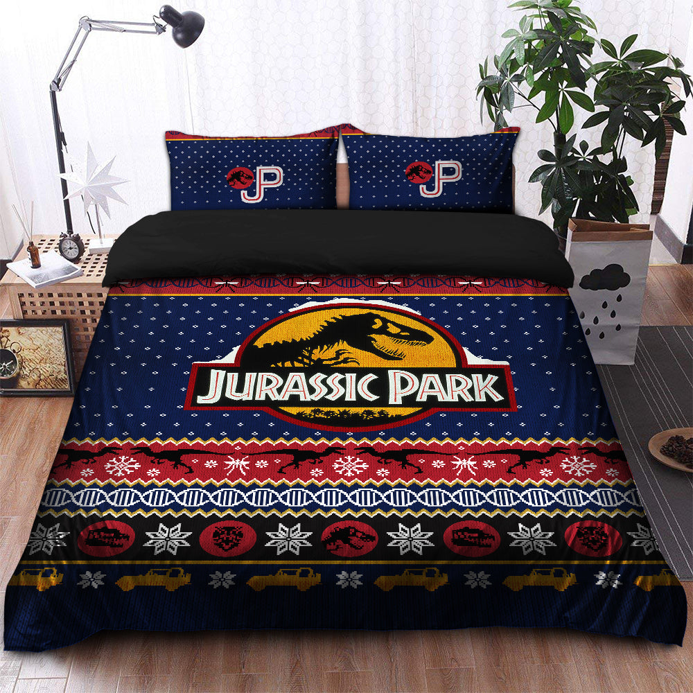 Jurassic Park 1 Christmas Bedding Set