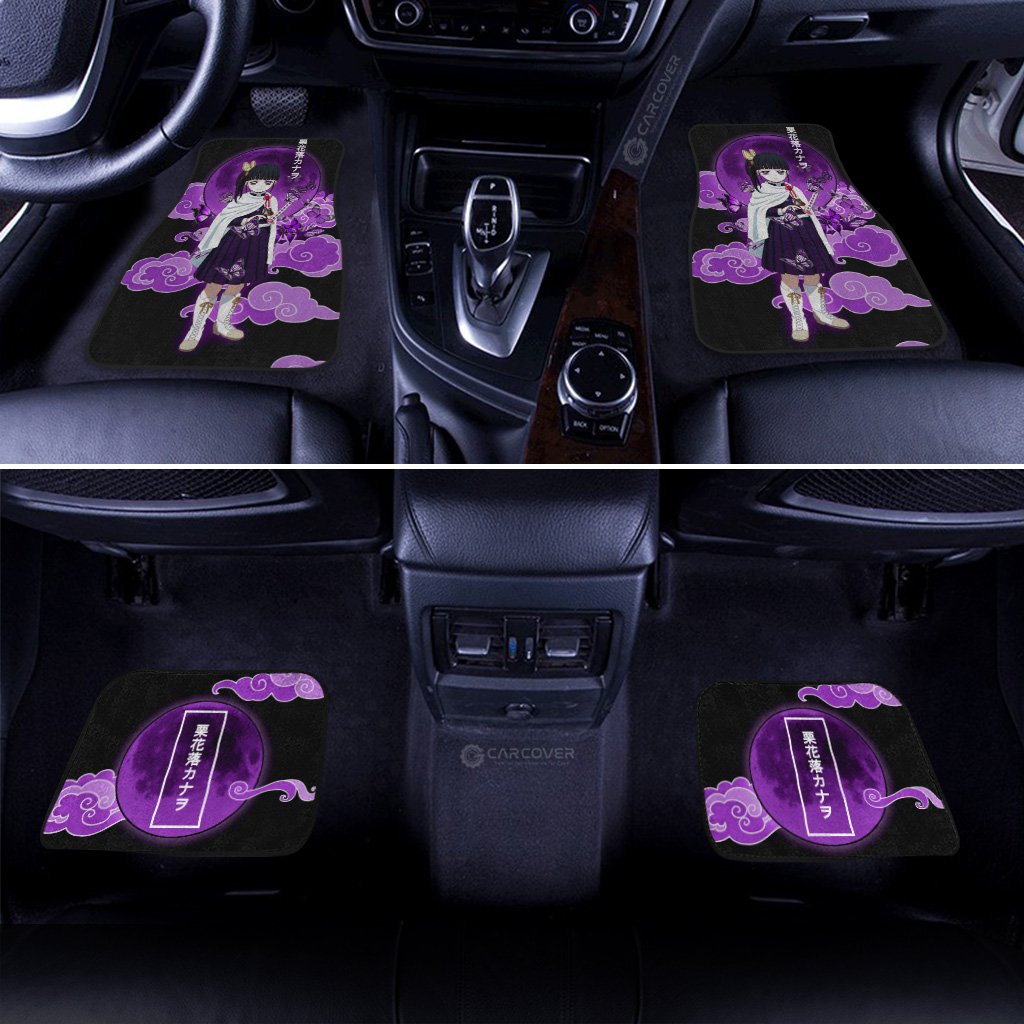 Demon Slayer Car Mats Kanao Demon Slayer Moonlight Car Floor Mats