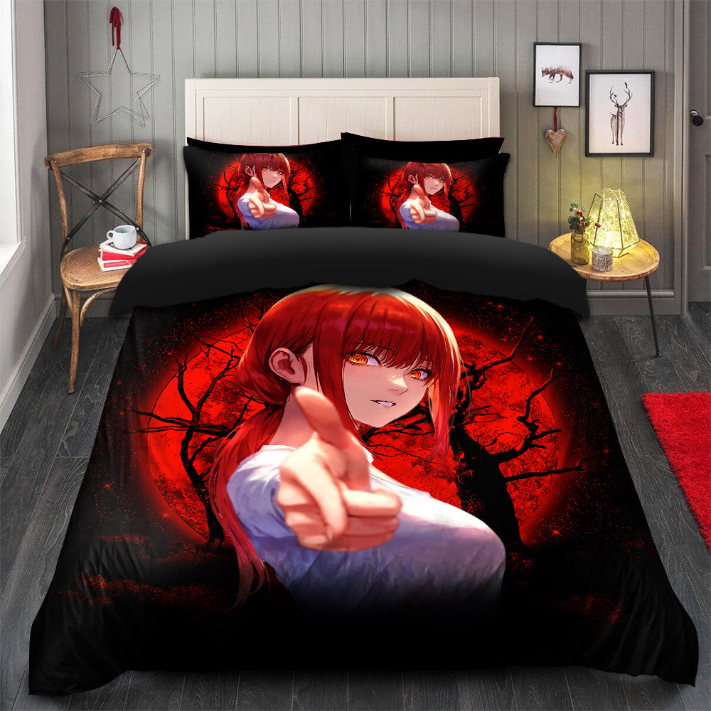 Makima Chainsaw Man 2 Moonlight Bedding Set
