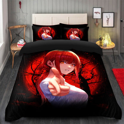 Makima Chainsaw Man 2 Moonlight Bedding Set