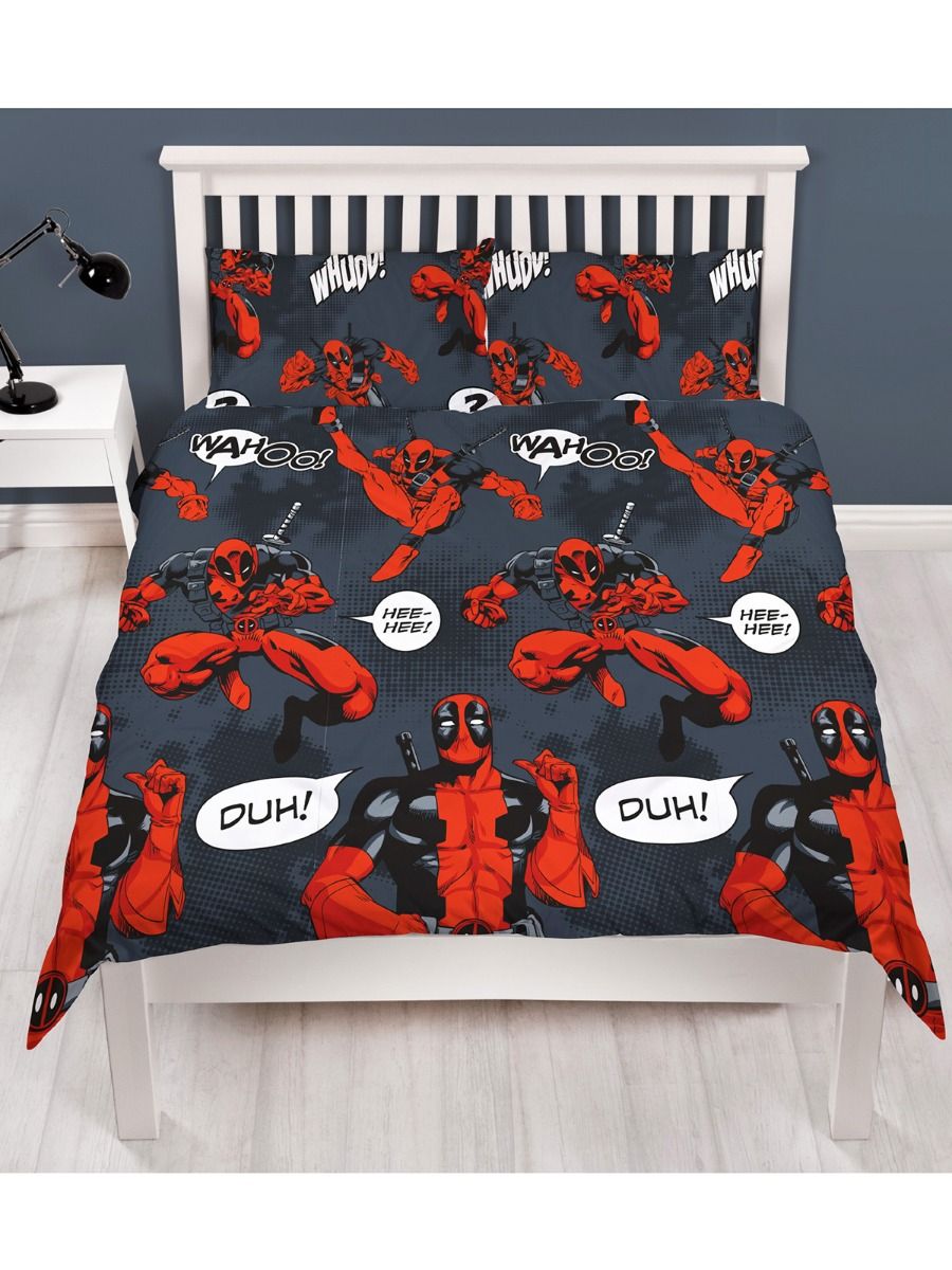 DP Bedding Set MV DP Wahoo Hehe Duh Pattern Duvet Covers Red Black Unique Gift