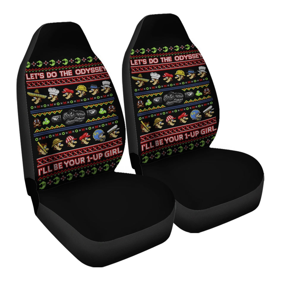 Mario Car Seat Covers I'll Be Your 1 Up Girl Seat Covers Black