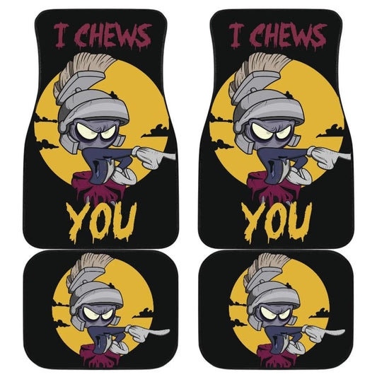 Looney Tunes Car Floor Mats Looney Tunes Marvin The Martian I Chews You Car Mats