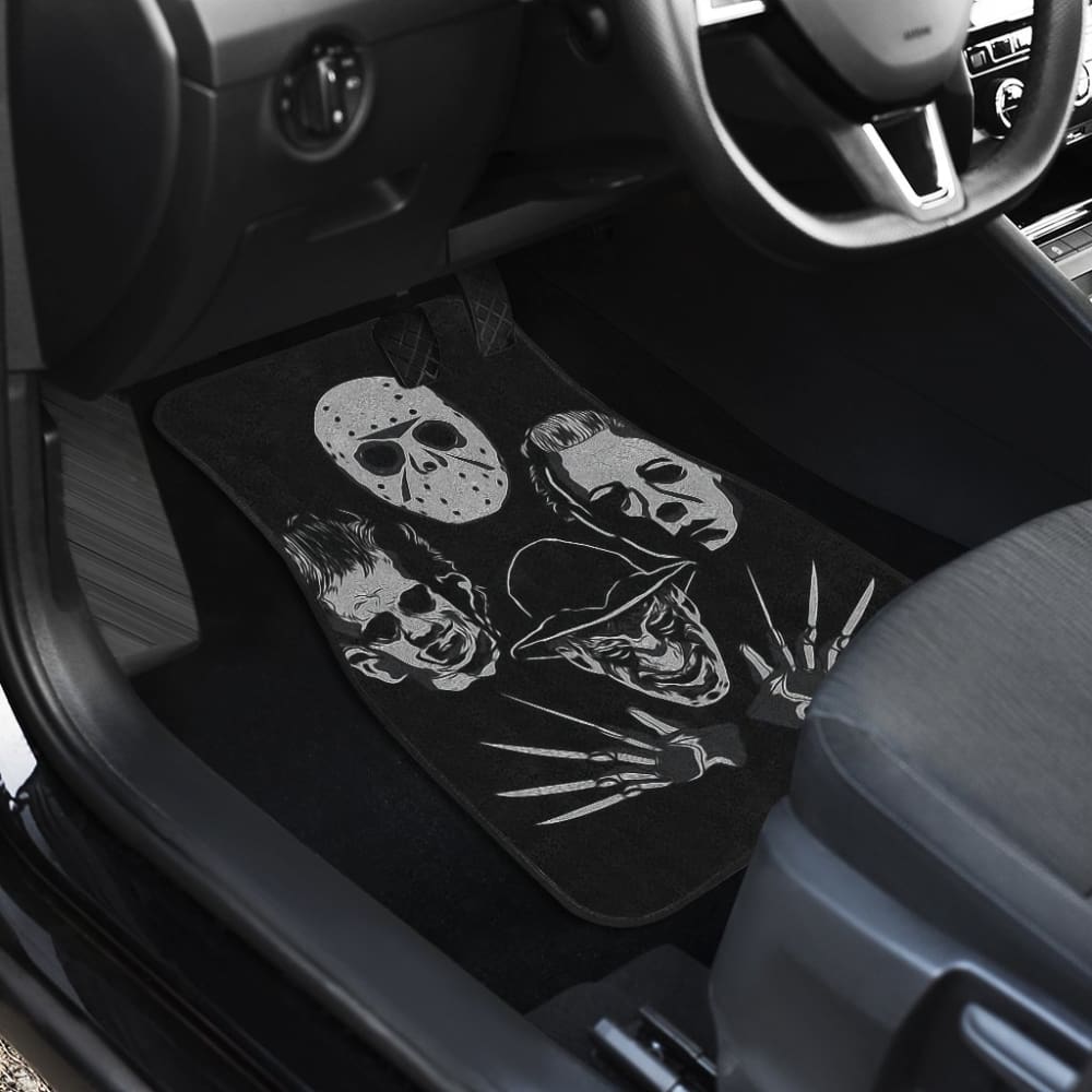 Horror Car Mats Michael Myers Jason Voorhees Freddy Krueger Leatherface Horror Car Floor Mats