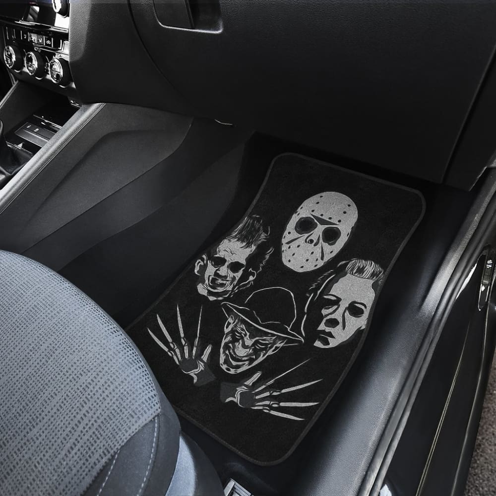 Horror Car Mats Michael Myers Jason Voorhees Freddy Krueger Leatherface Horror Car Floor Mats