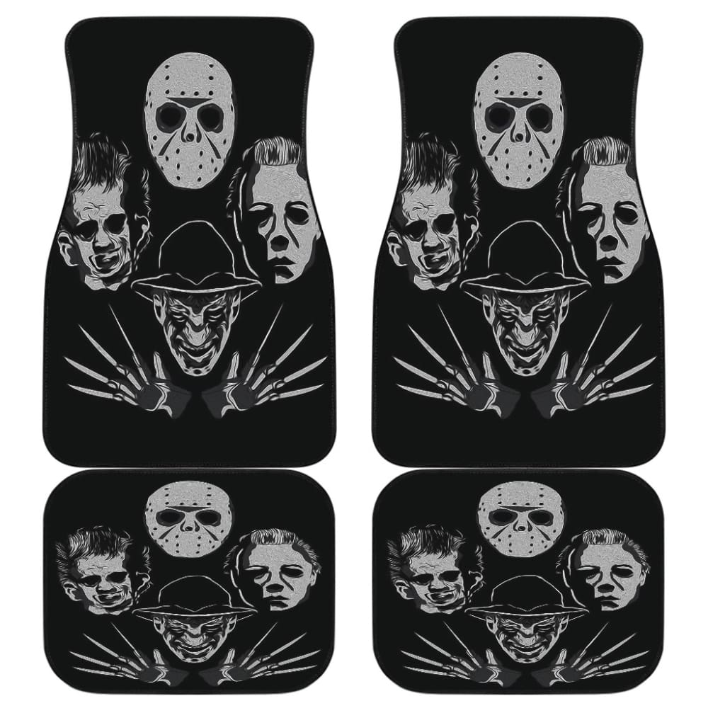 Horror Car Mats Michael Myers Jason Voorhees Freddy Krueger Leatherface Horror Car Floor Mats