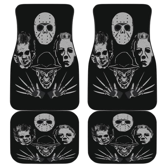 Horror Car Floor Mats Michael Myers Jason Voorhees Freddy Krueger Leatherface Horror Car Floor Mats