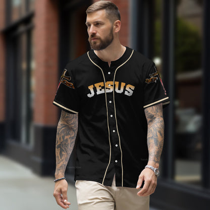 Christ Jesus Came Into The World To Save - Baseball Jersey - Christant Gift For Him