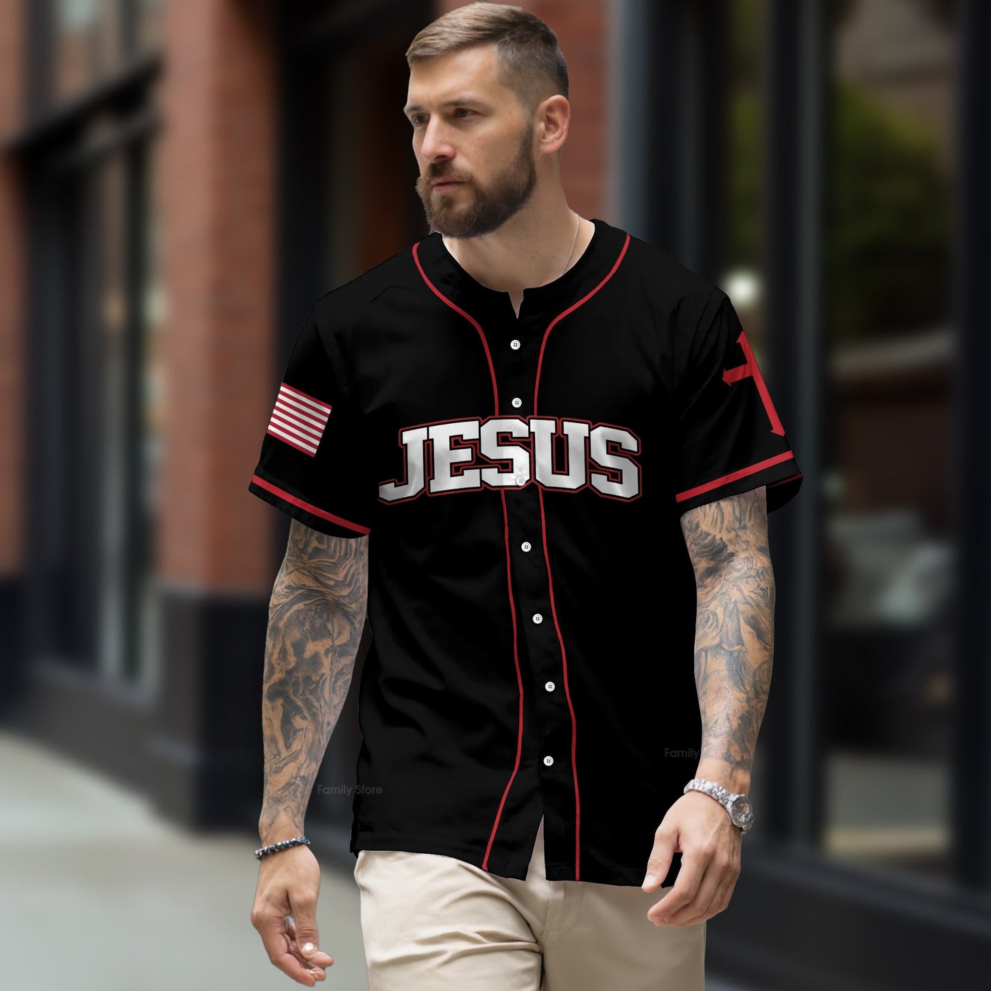 Jesus I'm Not Perfect Christian I'm The One That Knows - Baseball Tee Jersey