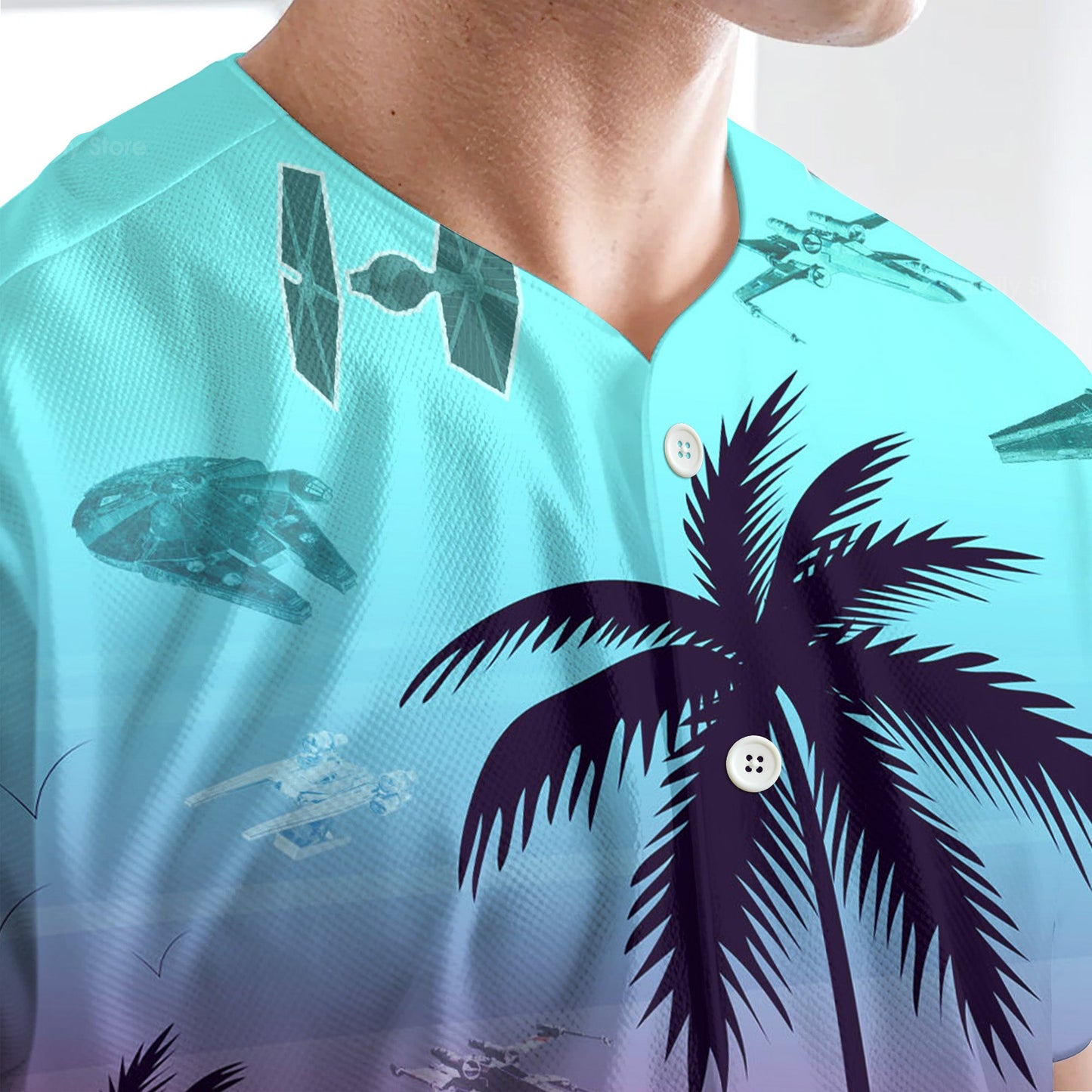 Starwars Summer Beaches - Baseball Jersey - Christant Gift For Him - Family Store