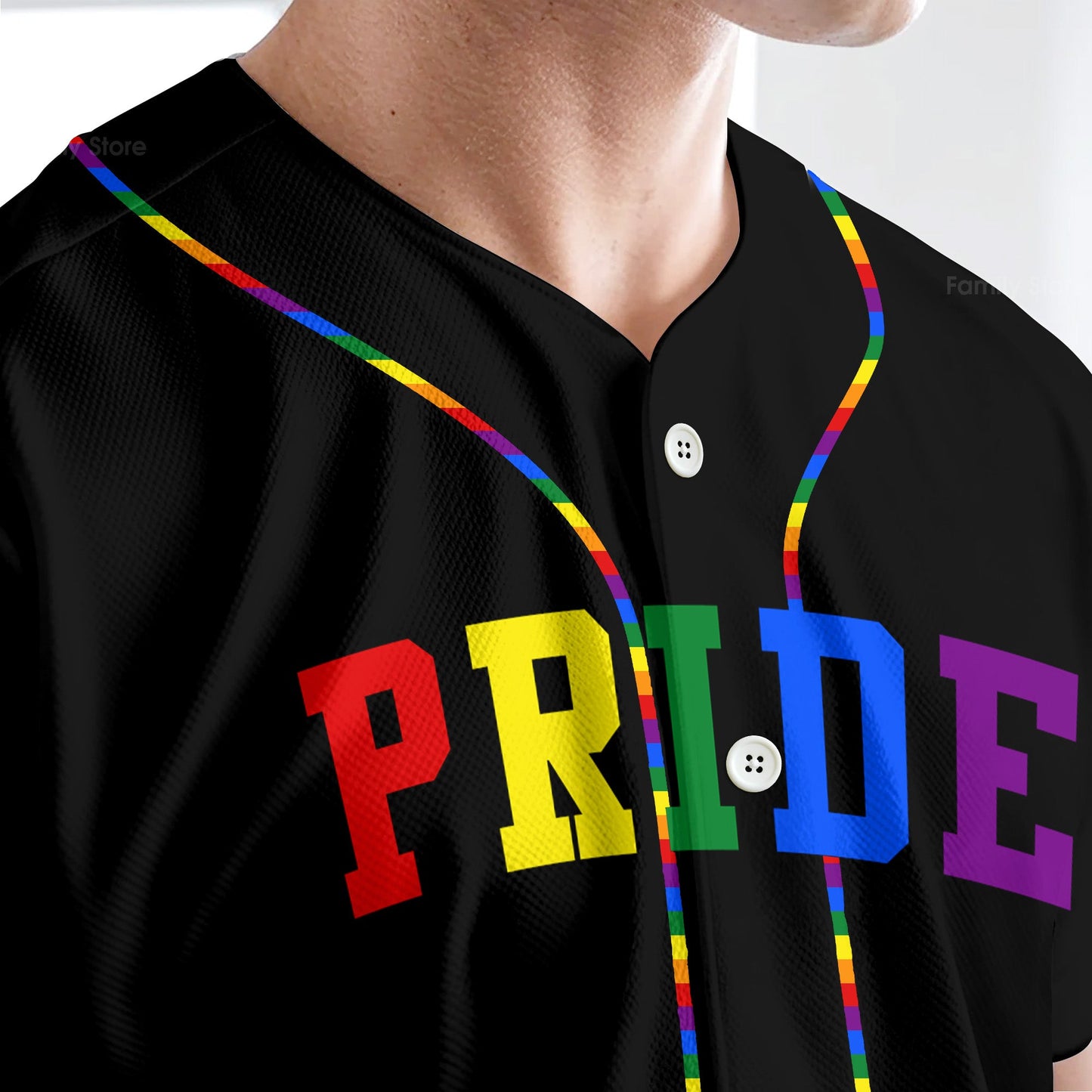 LGBT Love Is Love Baseball Tee Jersey Shirt