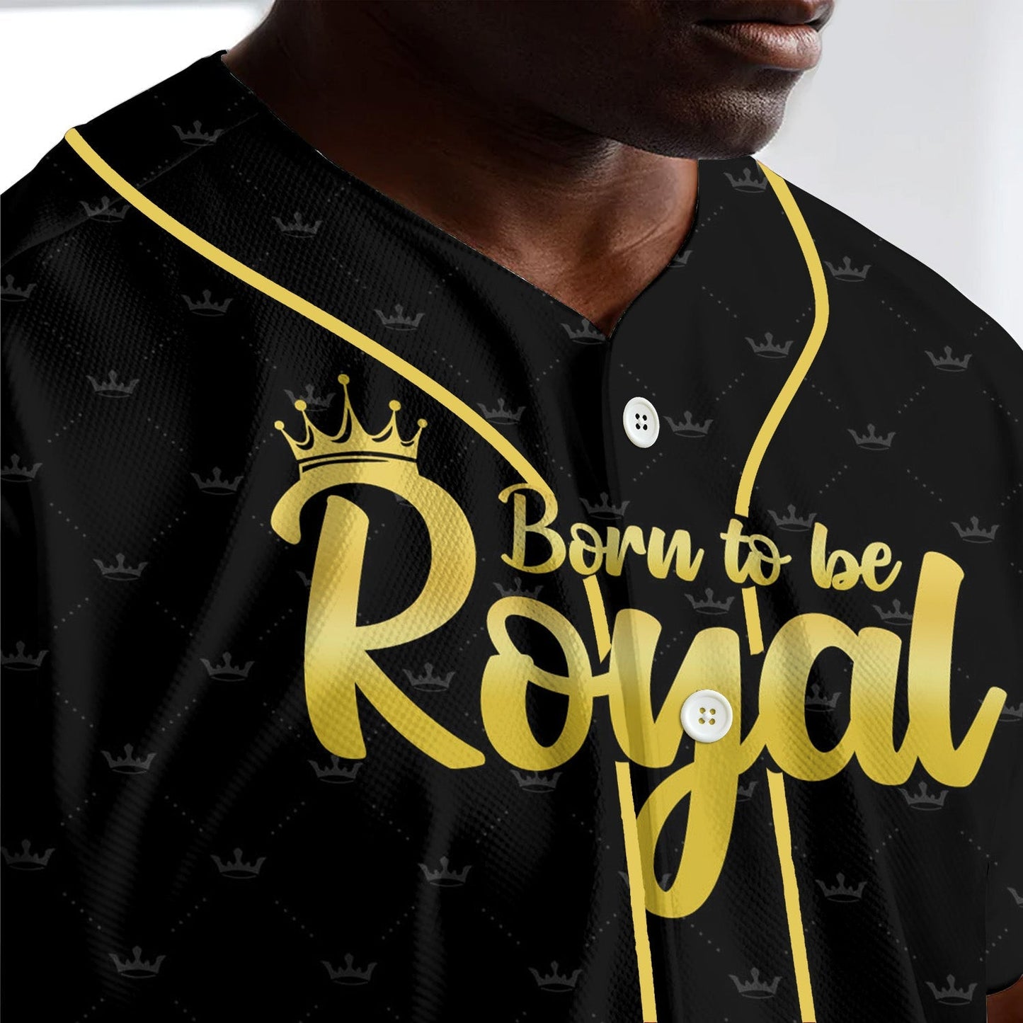 Strong Powerful Confident King Blessed Unique - African American Baseball Jersey - Gift for Black Dad, Grandpa, Husband