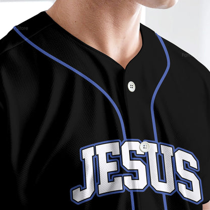 Jesus Lion on The Light - Baseball Tee for God Lover