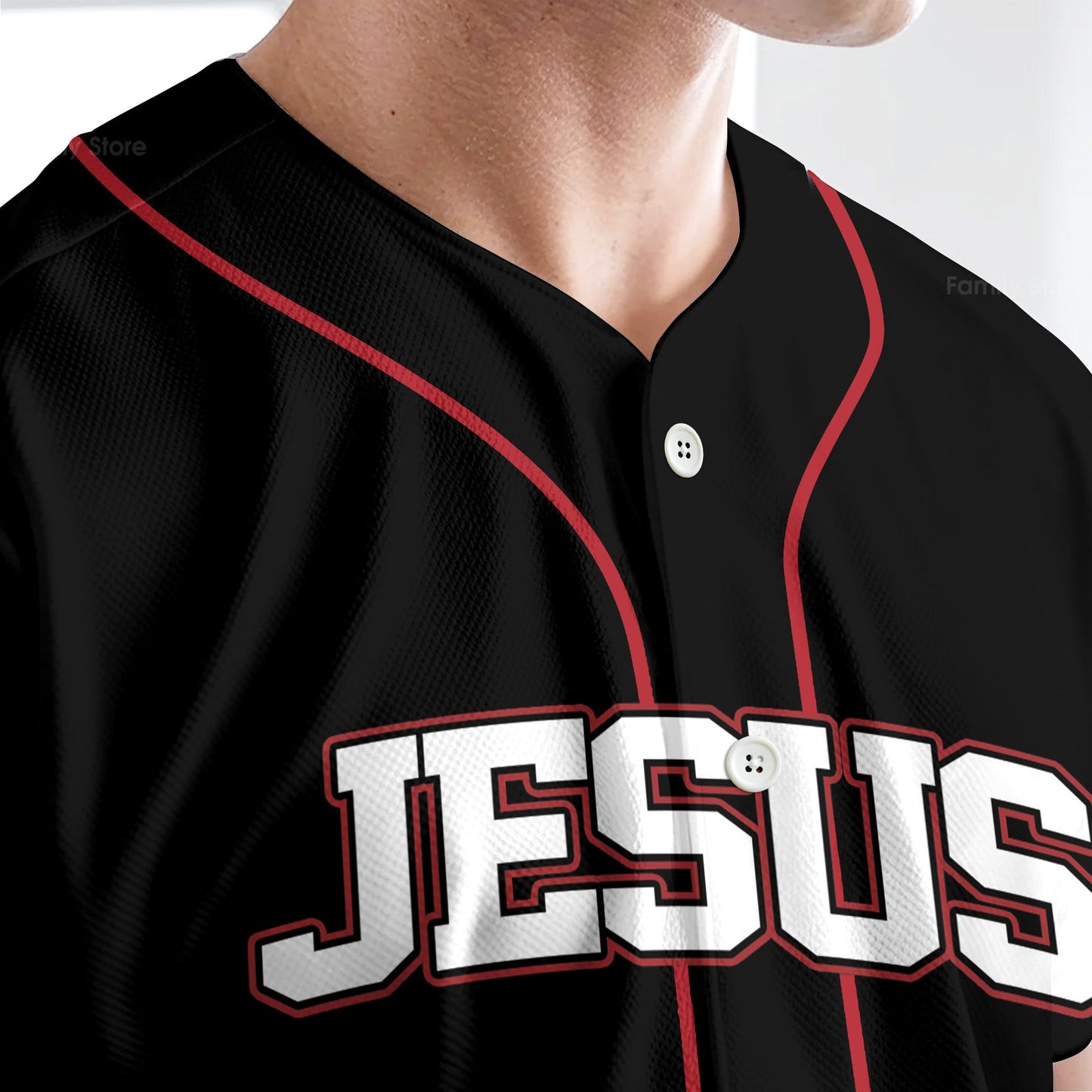 Jesus I'm Not Perfect Christian I'm The One That Knows - Baseball Tee Jersey