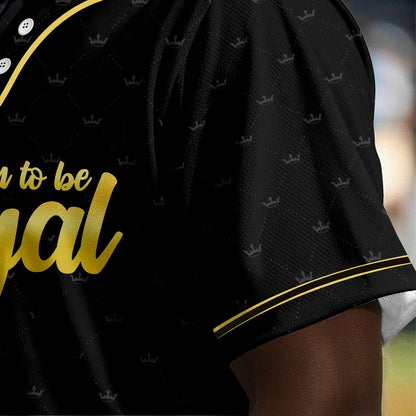 Strong Powerful Confident King Blessed Unique - African American Baseball Jersey - Gift for Black Dad, Grandpa, Husband