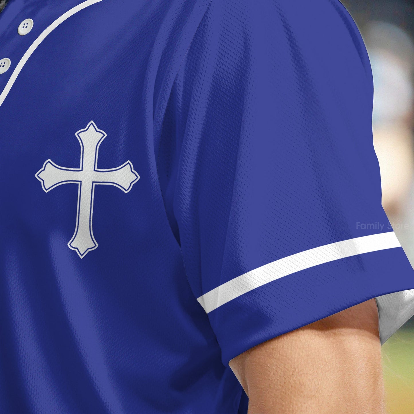 Don't be afraid - Baseball Jersey - Christant Gift For Him for God, Jesus, Christian